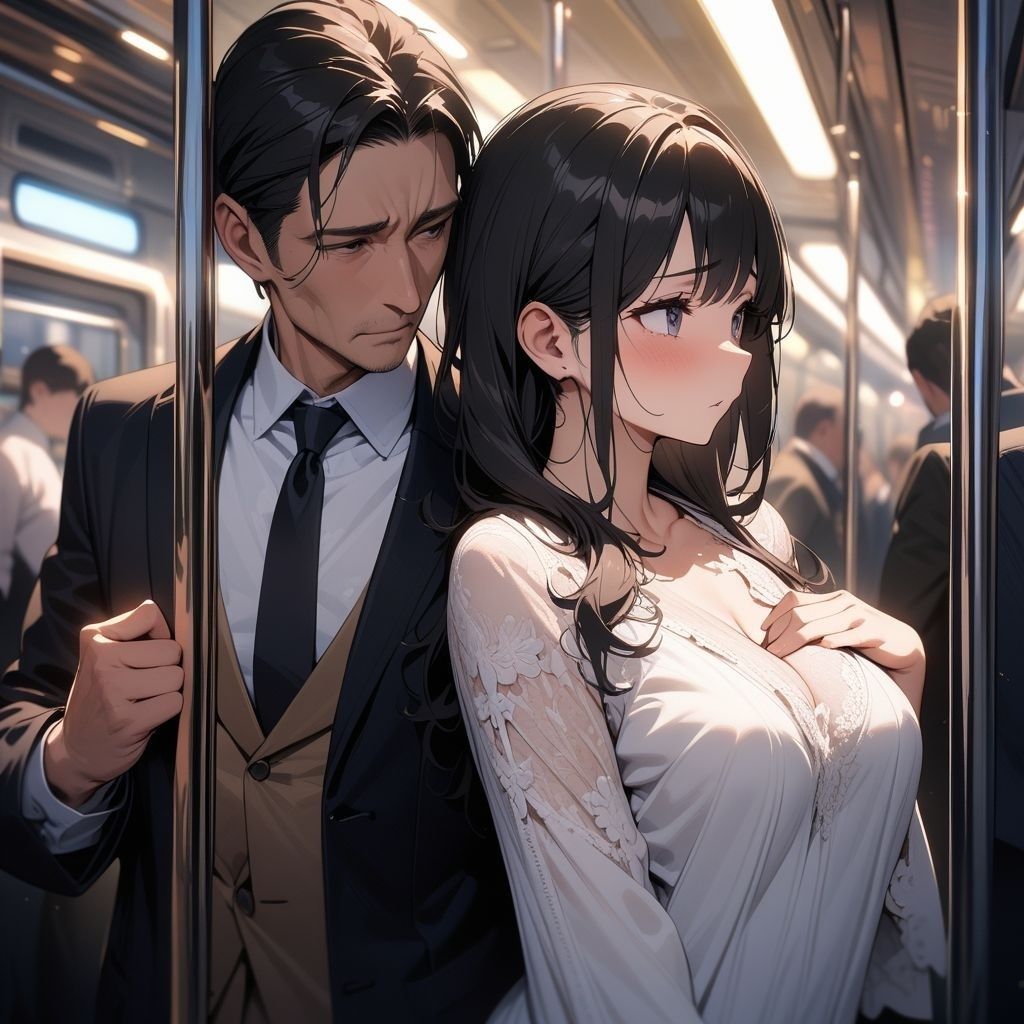 サンプル画像1:紗栄子 電車編(隙間産業) [d_442176]