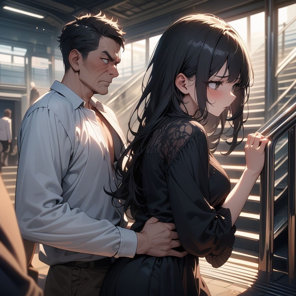 サンプル画像2:紗栄子 電車編(隙間産業) [d_442176]