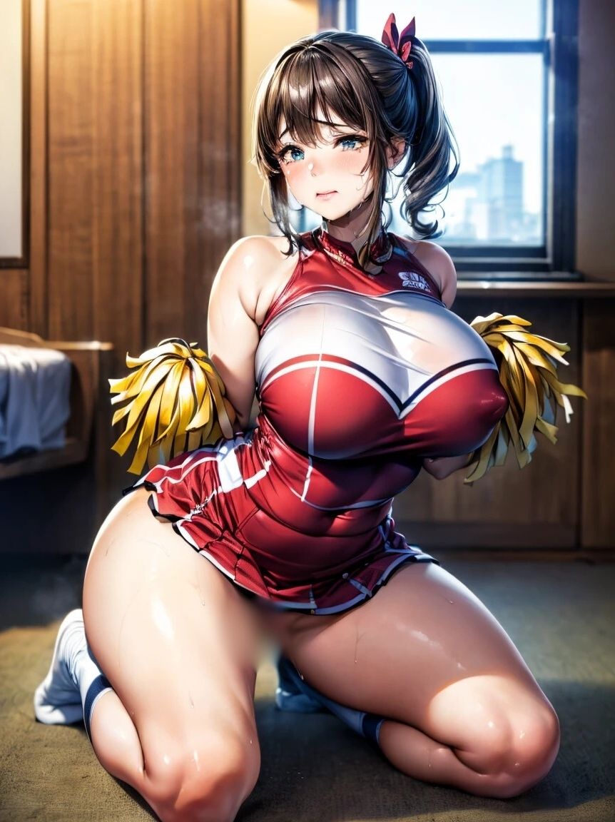 サンプル画像4:ラウド・デザイア: チアリーダーたちとの快楽の交歓(夢幻出版【イラスト】) [d_442183]