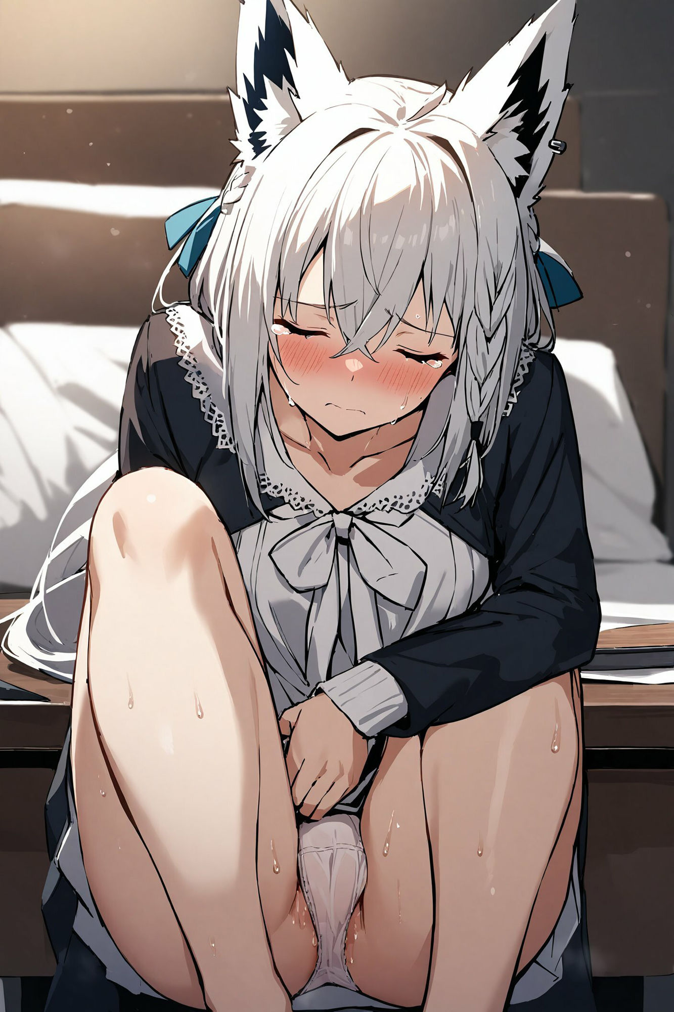 着たままひとりえっち〜白上フブキ編〜の画像2