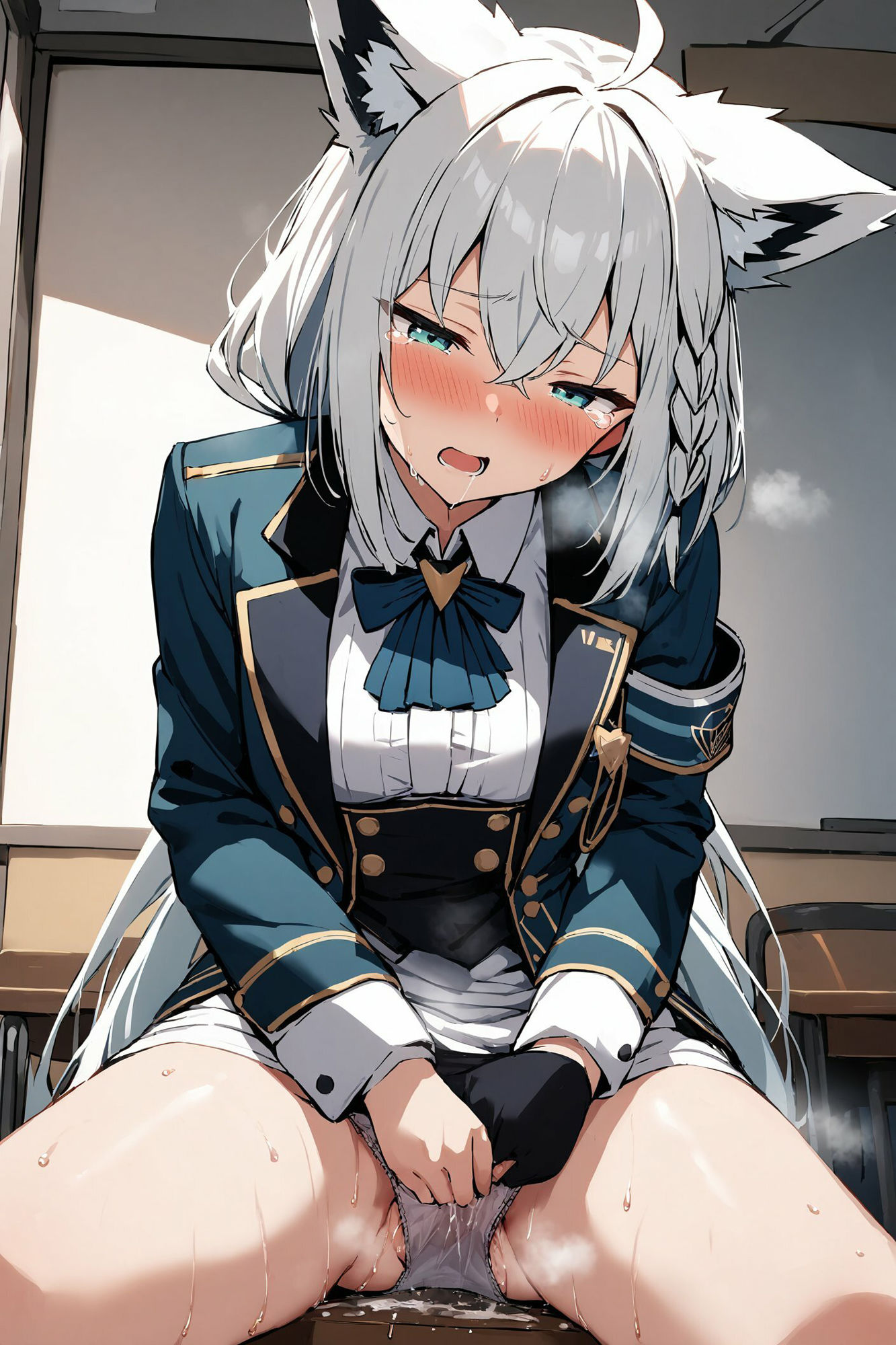 着たままひとりえっち〜白上フブキ編〜の画像9