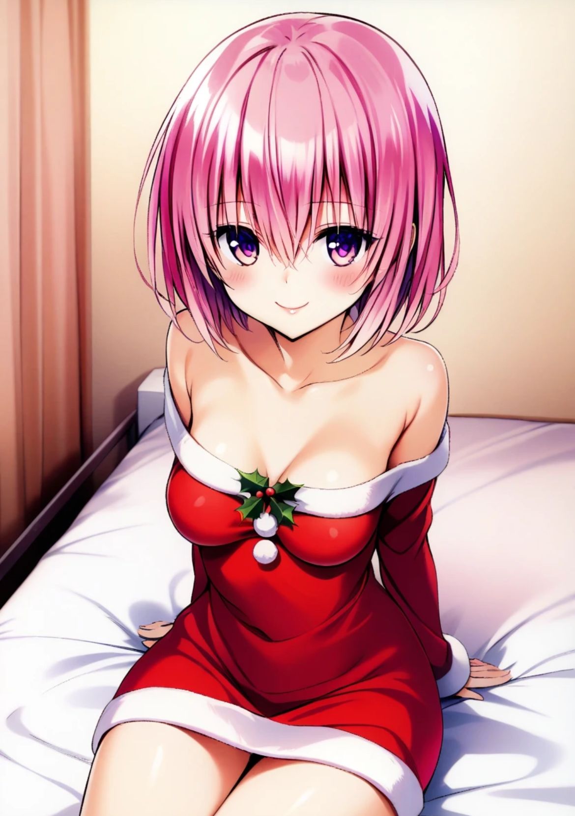 サンプル画像2:モモちゃんとサンタコスでハーレムSEX(汁なし担々麺) [d_442206]