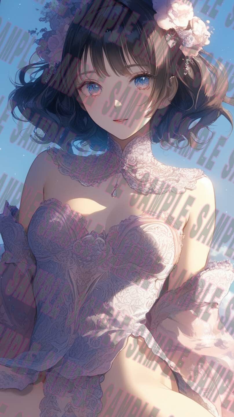 サンプル画像2:感動 AIアート 美女 絵画集 – 夢桜 – おすすめ(AIDA) [d_442265]