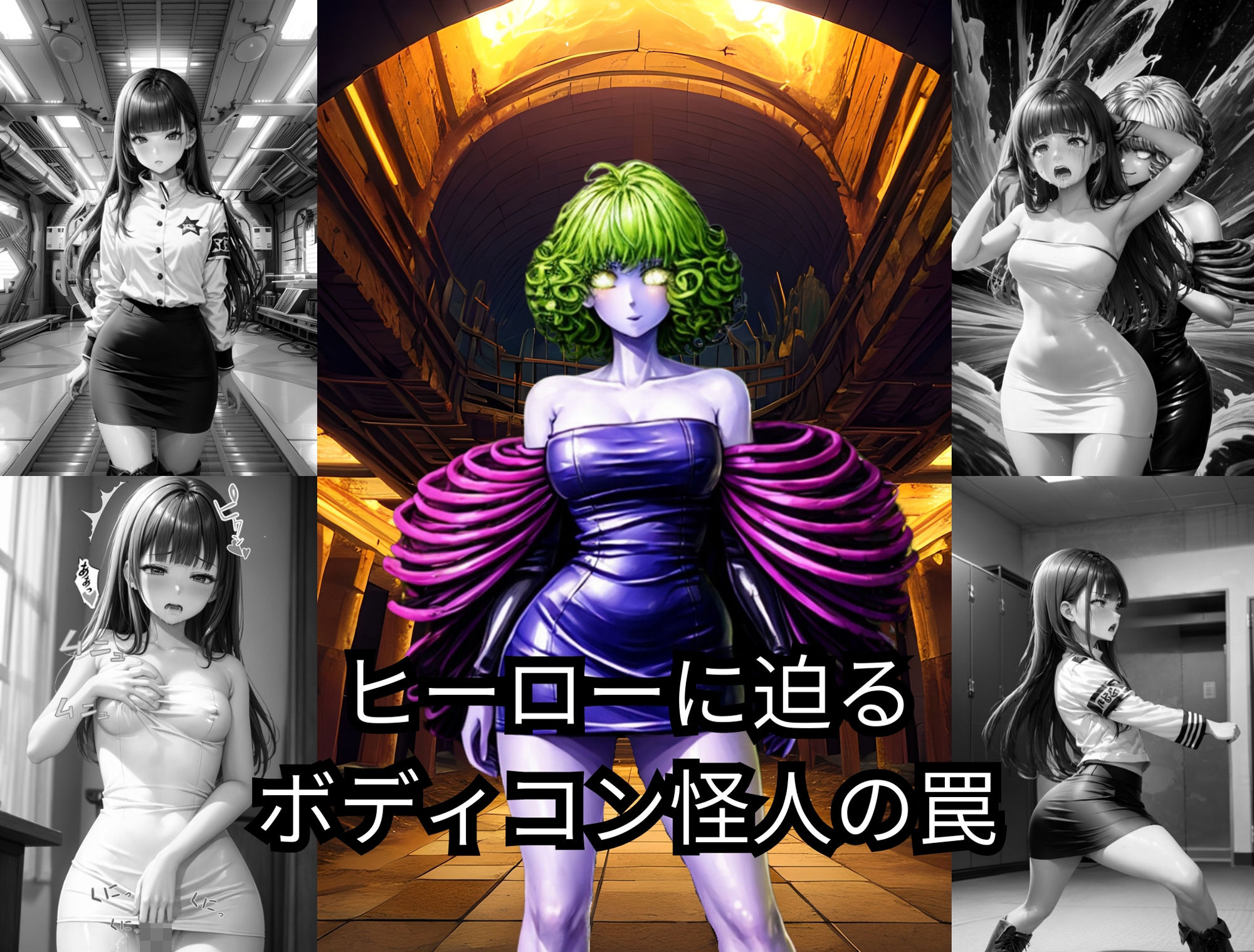 サンプル画像1:ラピスレンジャー 〜ボディコン洗脳の恐怖〜 VOL.1(狂い咲花屋敷) [d_442281]