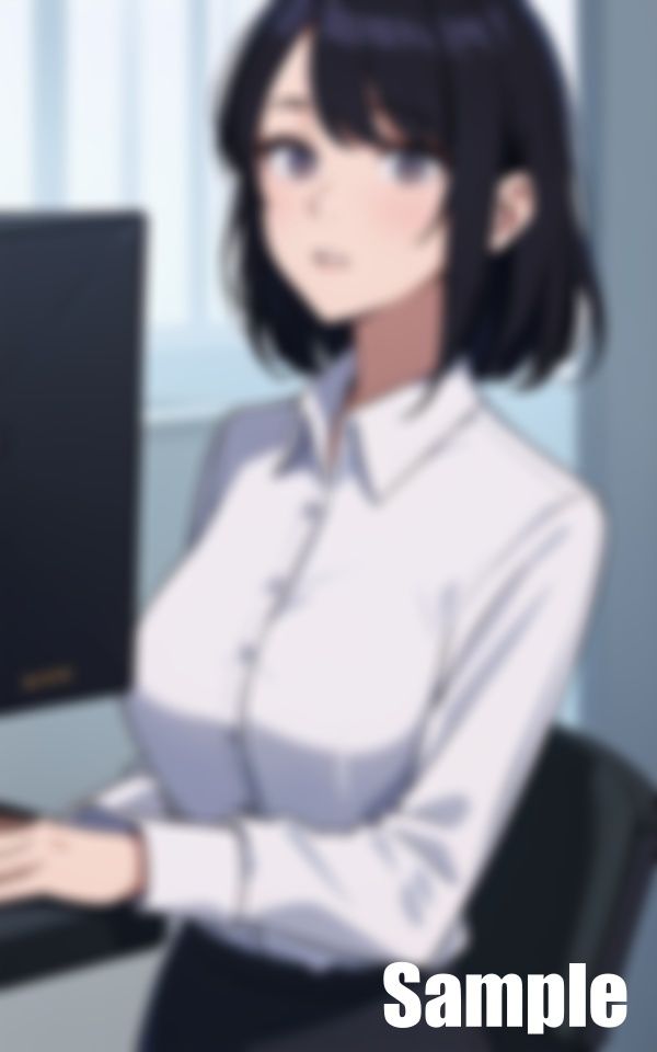 サンプル画像2:上司を誘惑する新入社員(はんとる) [d_442323]