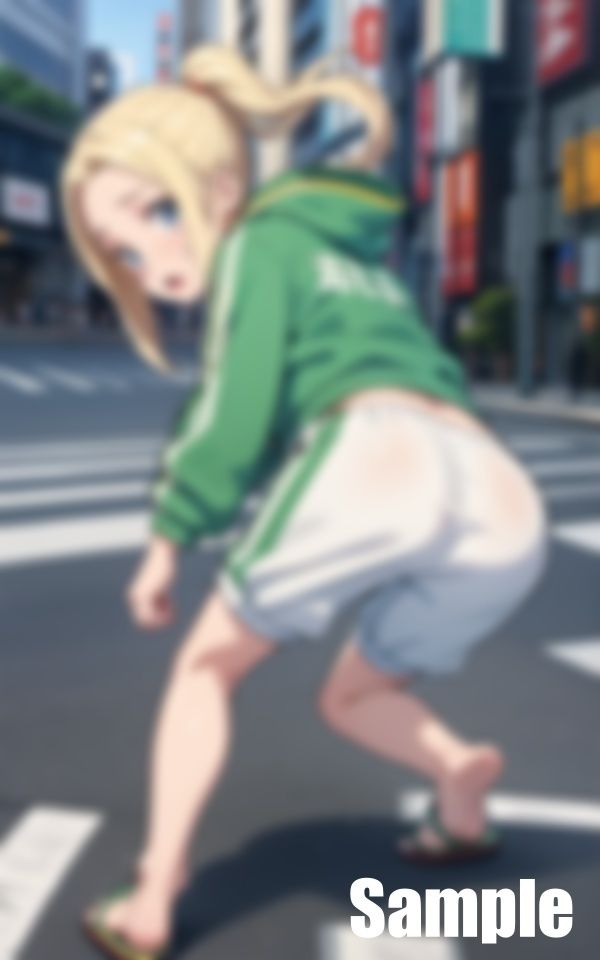 サンプル画像3:地方都市のヤンキー女(はっしゅ) [d_442351]