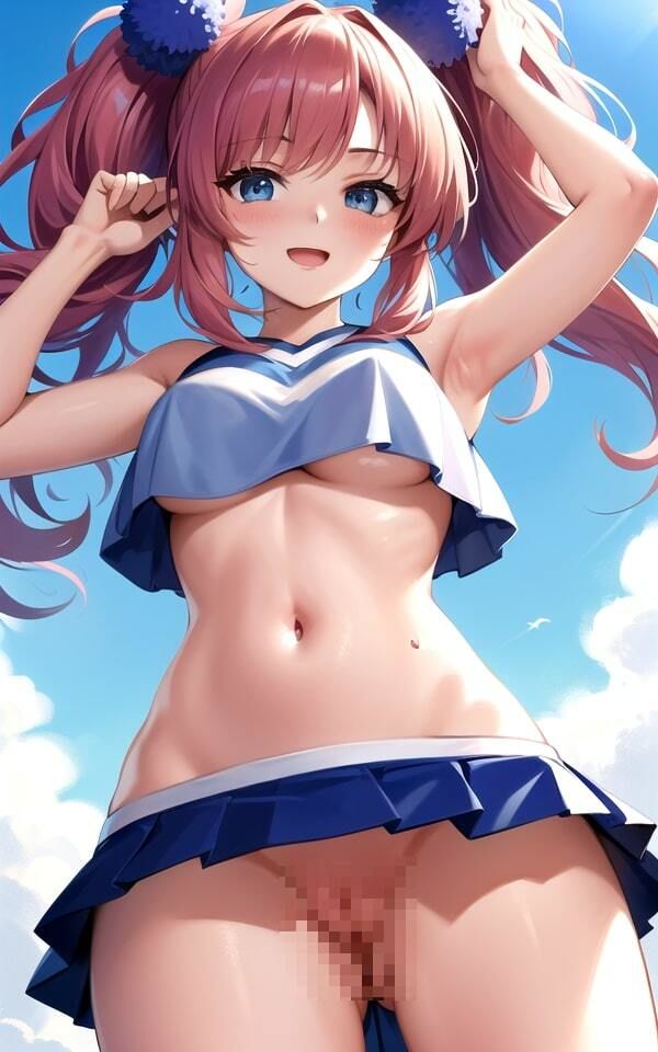 サンプル画像3:チアガールのぱいぱんお〇んこ特集(AI制作) [d_442375]