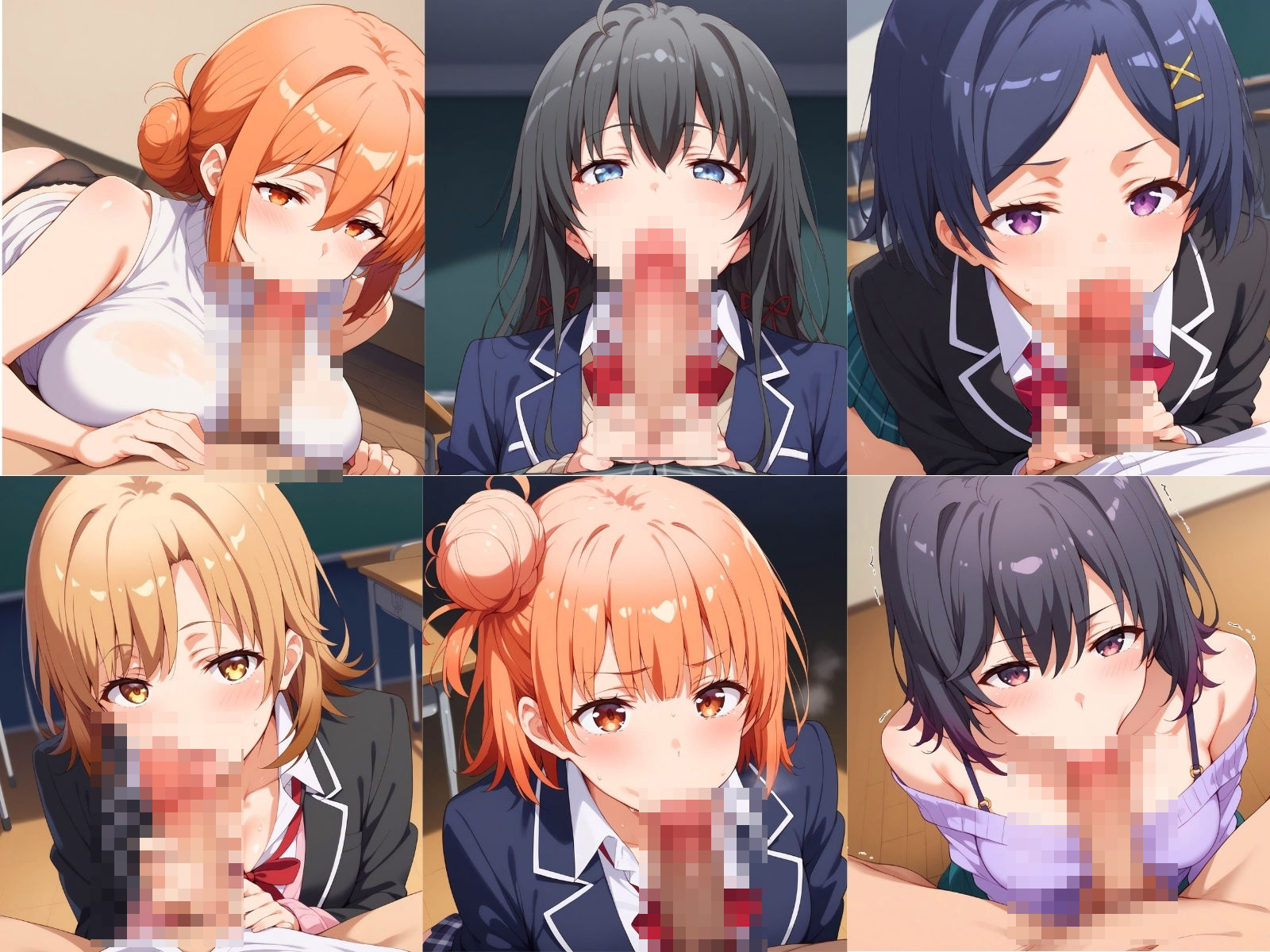 サンプル画像1:俺ガイル！厳選6人集(エロ男爵) [d_442384]