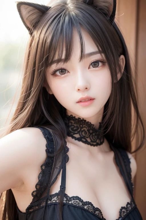 サンプル画像4:猫耳CuteGirl(ギリギリショット美女写真館) [d_442636]