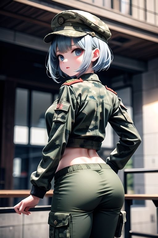 サンプル画像5:コンバット女子お尻まとめ(ブロッコリーマン) [d_442640]