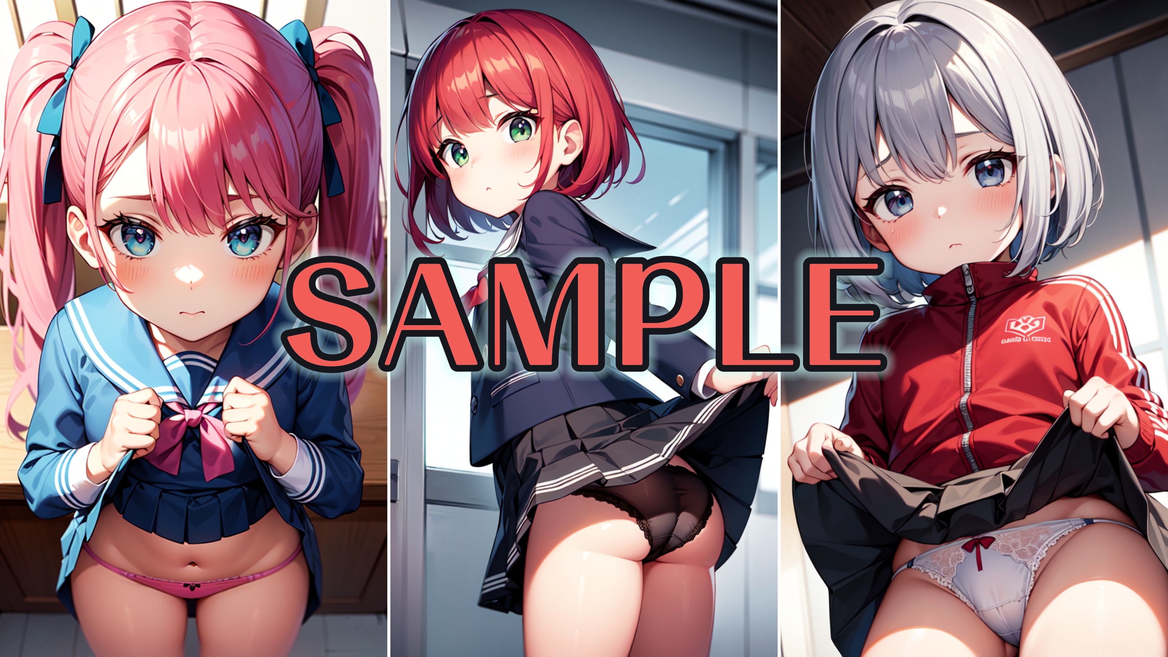 サンプル画像1:幼馴染に・・告白！！必殺:パンツ見せてくれえぇぇーーい！！！(rttstar) [d_442683]