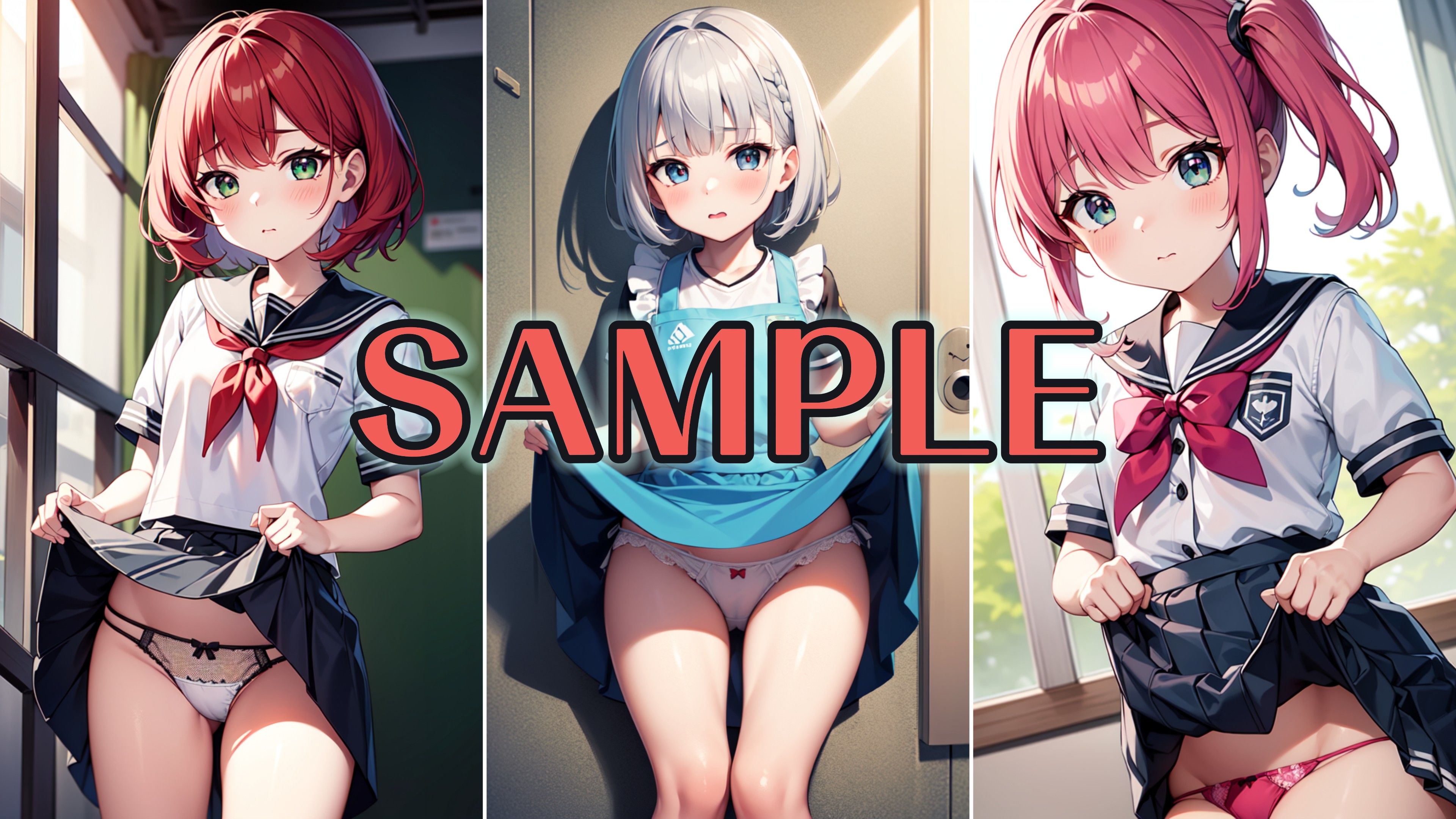 サンプル画像2:幼馴染に・・告白！！必殺:パンツ見せてくれえぇぇーーい！！！(rttstar) [d_442683]