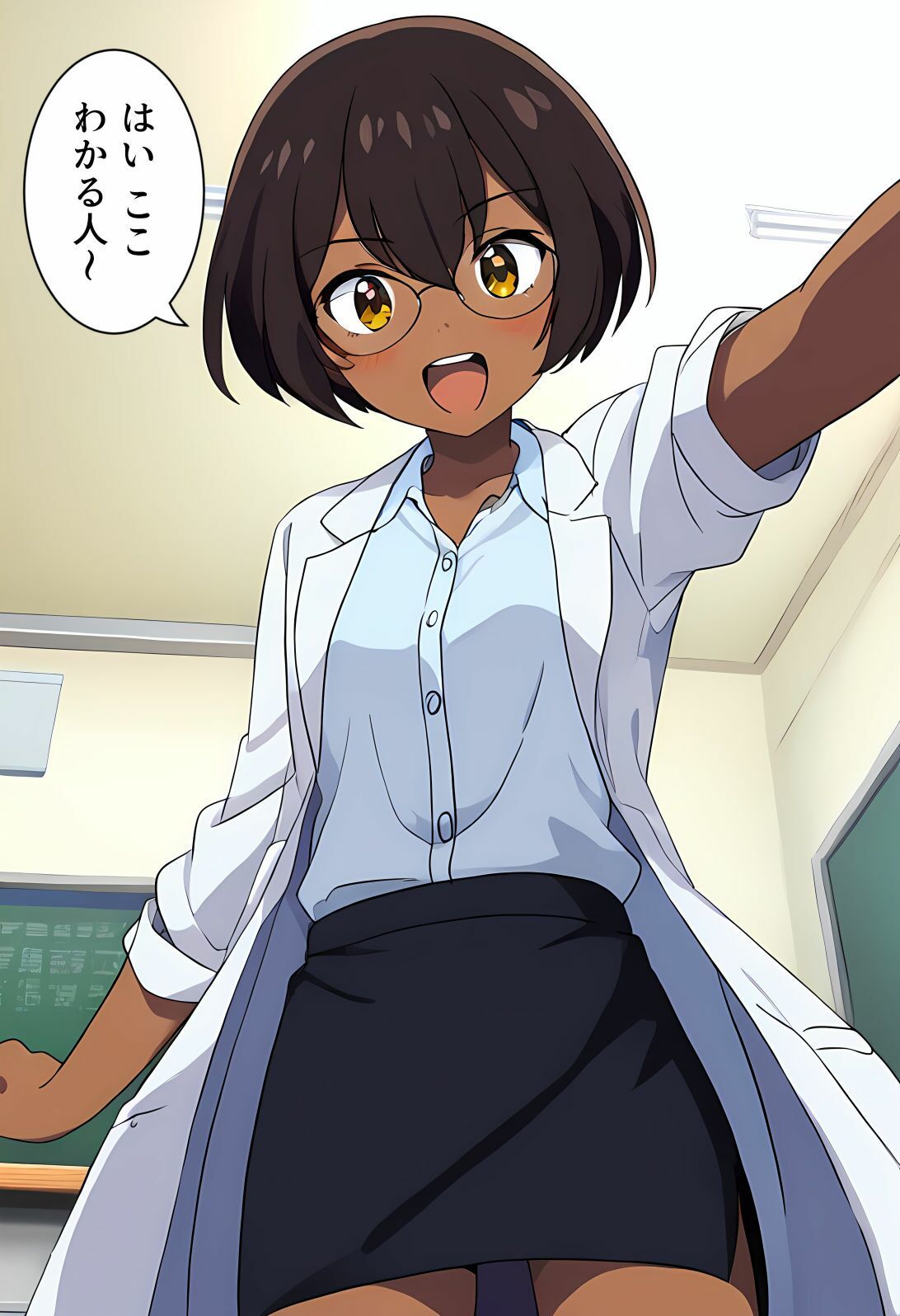 サンプル画像5:先輩がシてあげる(褐色眼鏡工房) [d_442712]