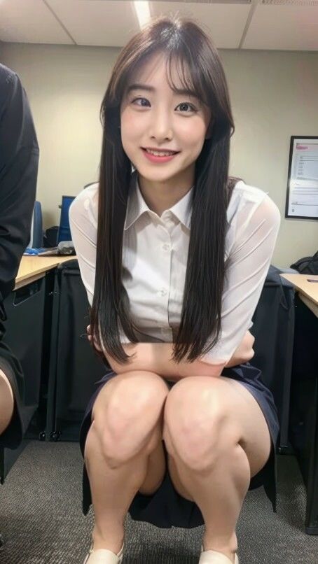 サンプル画像2:AI生成 日本の美人OL図鑑 Vol.2 博多編-オフィスユニフォーム特集(美伝プロジェクト) [d_442760]