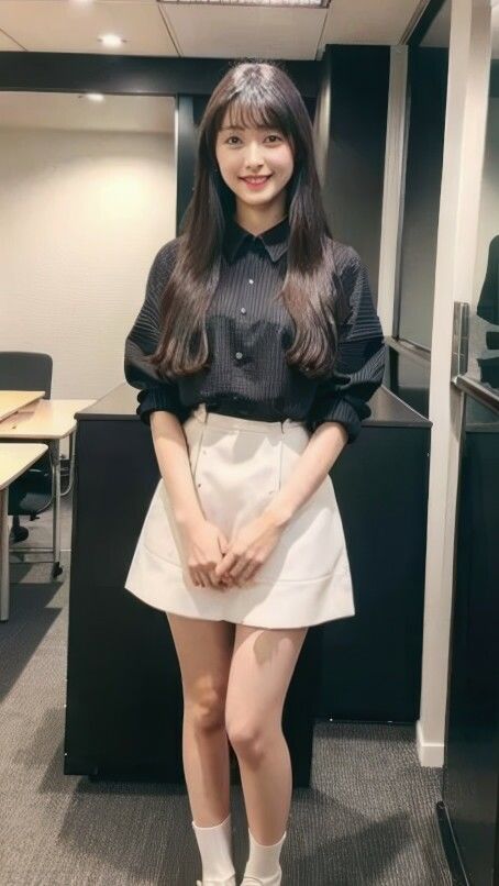 サンプル画像3:AI生成 日本の美人OL図鑑 Vol.2 博多編-オフィスユニフォーム特集(美伝プロジェクト) [d_442760]