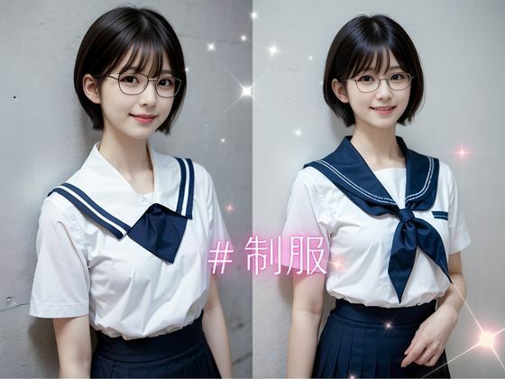 サンプル画像1:育乳中のちっぱい女子校生(Aibase) [d_442786]