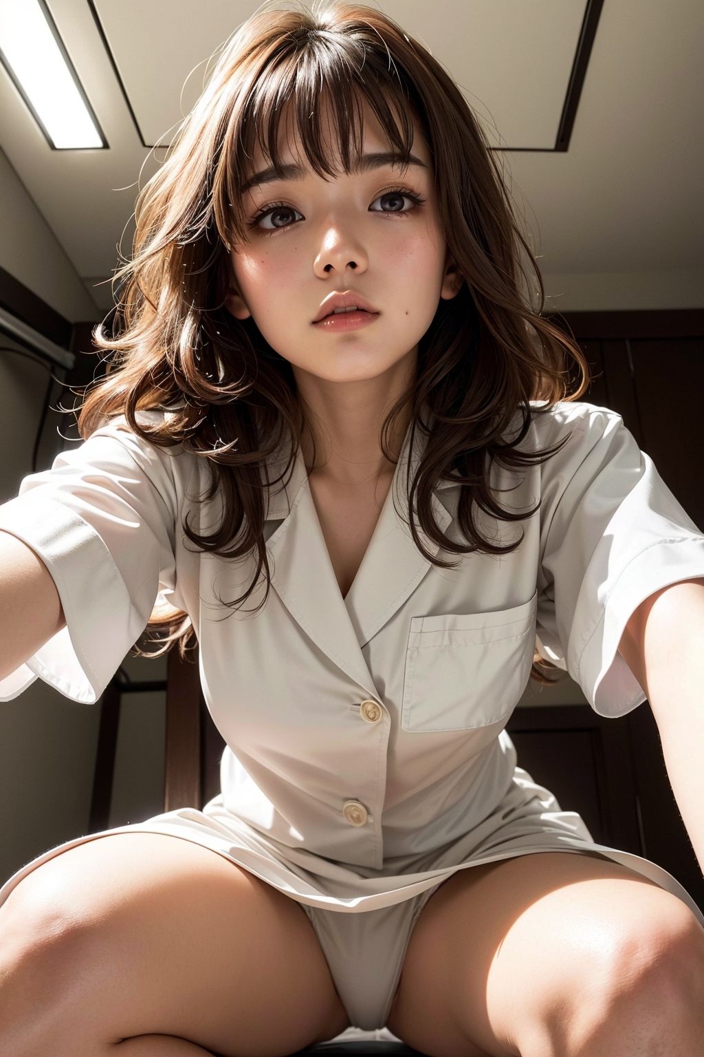 サンプル画像4:ナースたちの午後 キュートなロングウェーブ(A_LOVE_A) [d_442845]