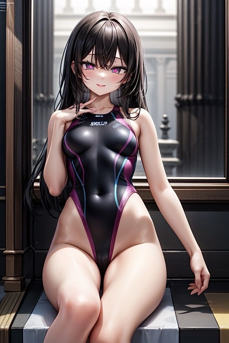 サンプル画像2:【R-15】催●にかかった競泳水着少女CG集(ふぉふぉ狐) [d_442858]