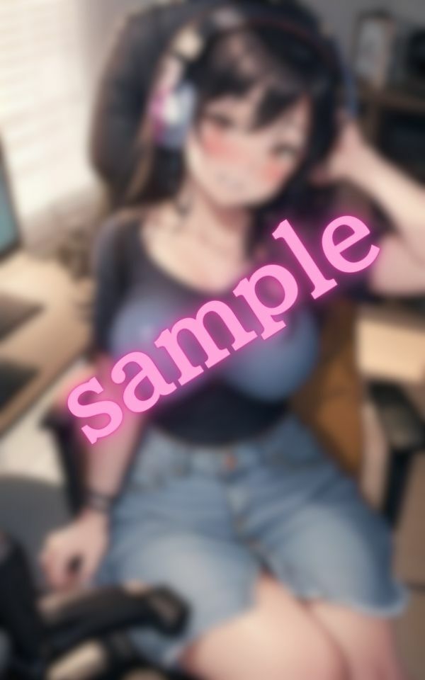 サンプル画像1:巨乳彼女エロゲーをして発情してた(エッチなお部屋) [d_442870]