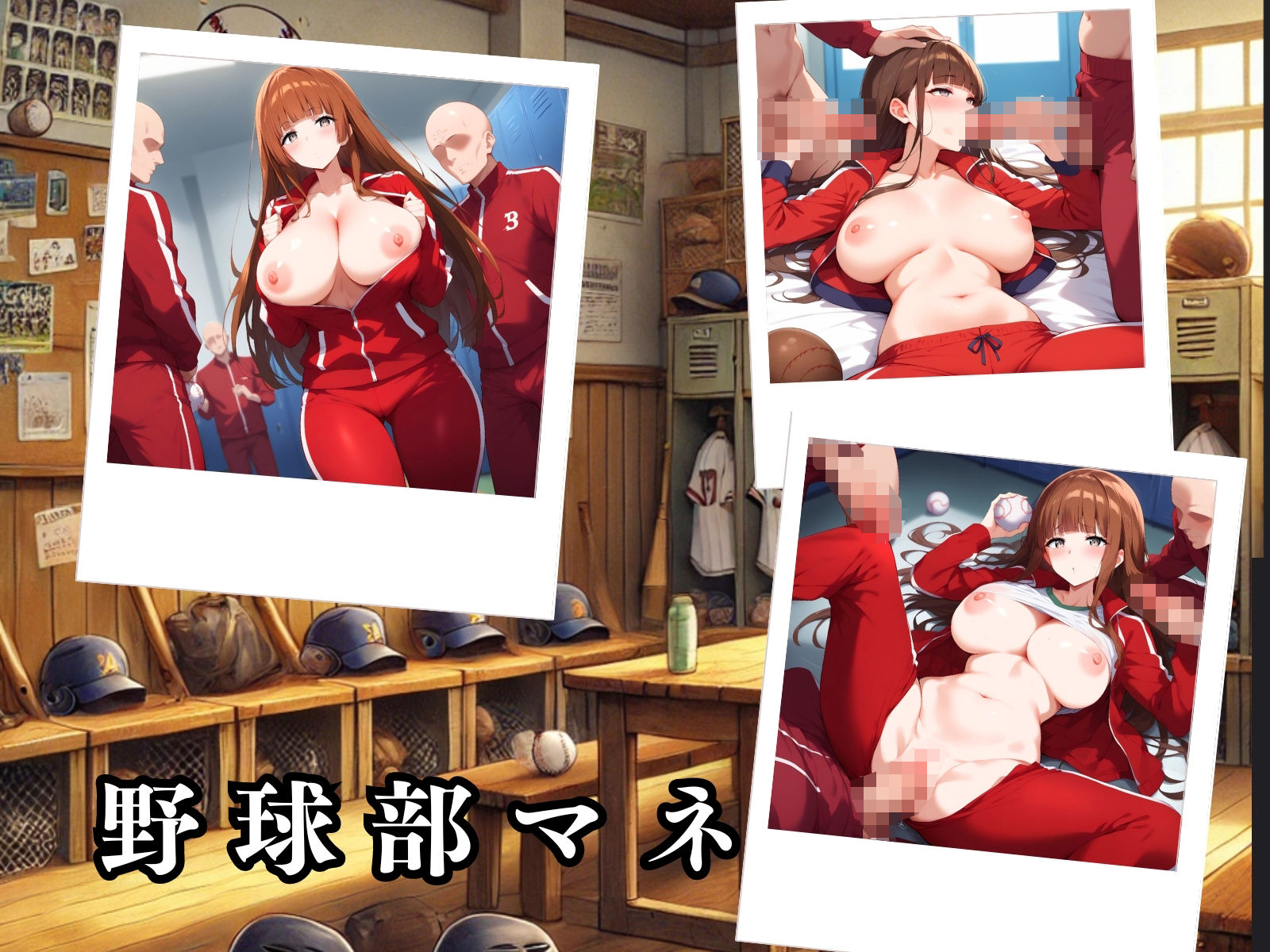 サンプル画像1:部員のいいなり性処理マネージャー！野球・サッカー・バスケ編(AI破壊神) [d_442906]