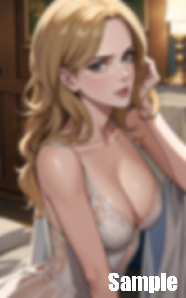 サンプル画像1:金髪美熟女に飼われた(なる) [d_442919]