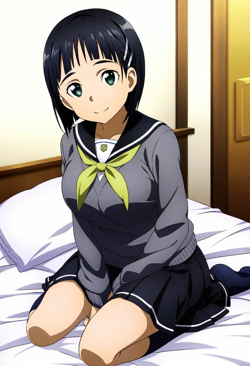 サンプル画像1:桐ヶ谷〇葉とエッチな性活(萌萌堂) [d_442933]