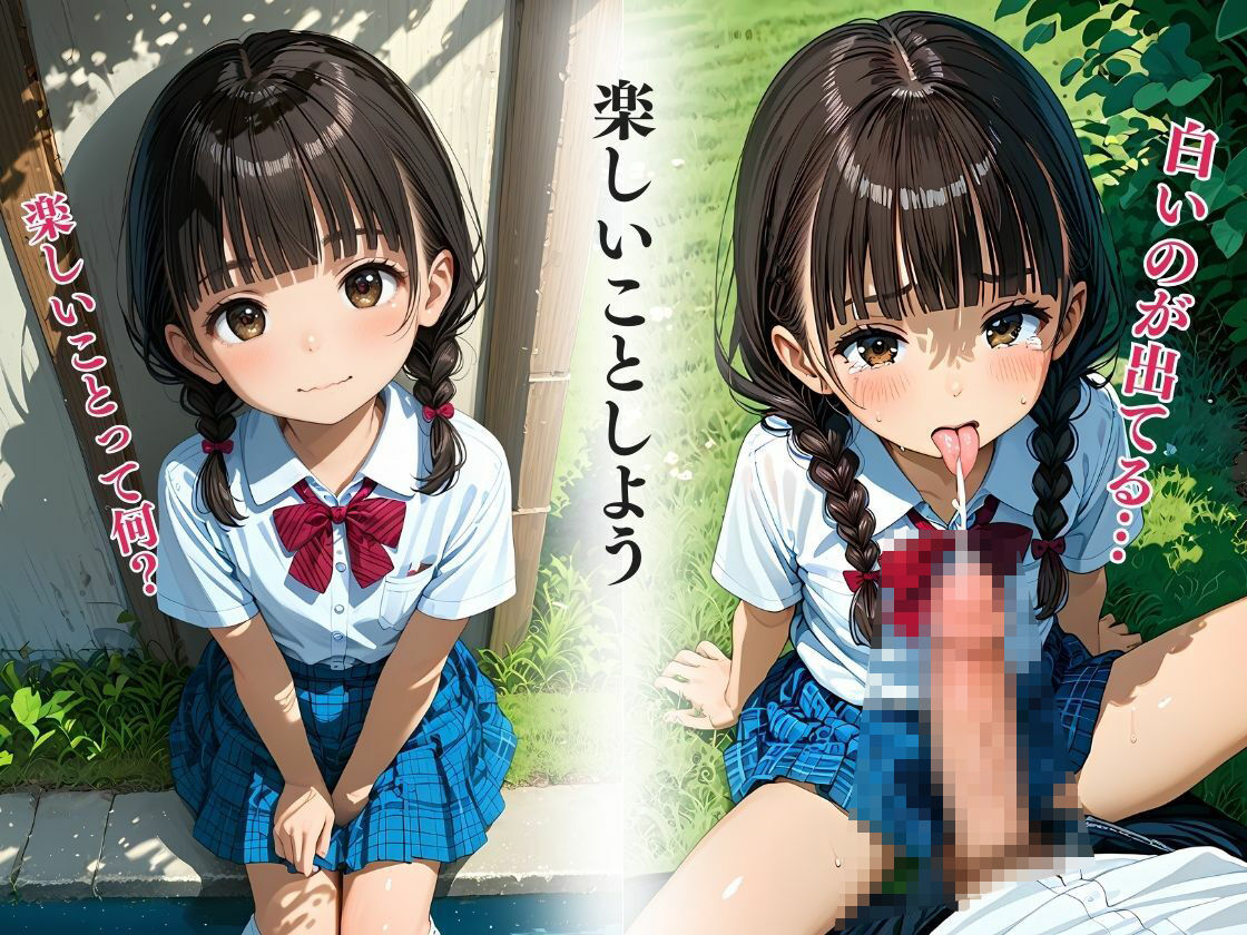 サンプル画像1:少女とセンセイのあぶない夏休み(エロロ草紙) [d_442935]