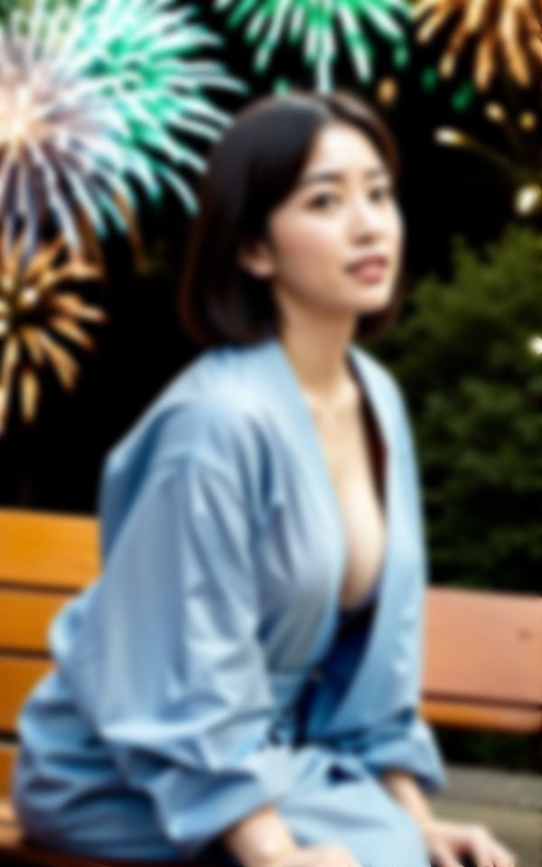 サンプル画像2:花火大会で魅せた淫らな身体の彼女との思い出の写真集(AIみすず) [d_443143]