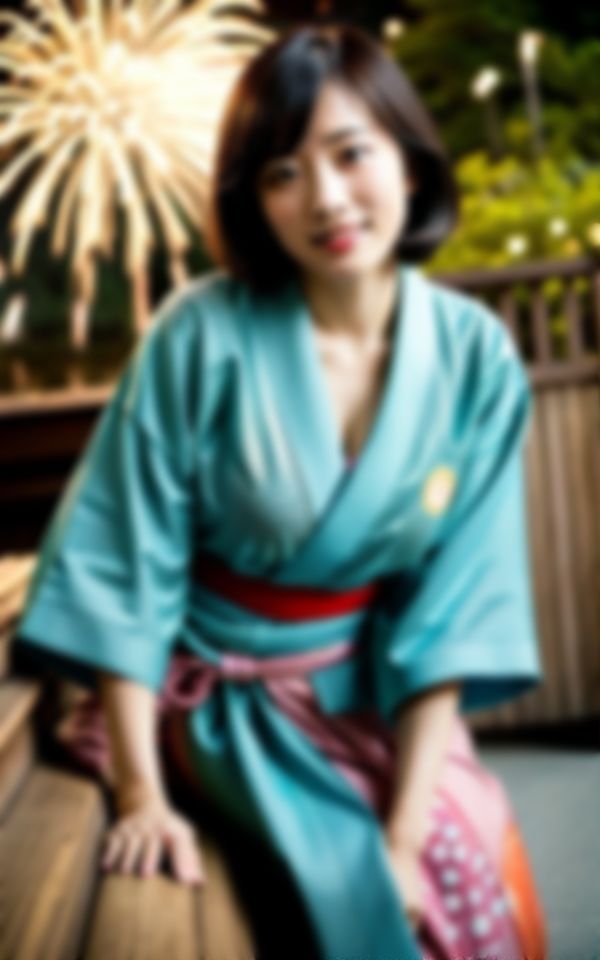 サンプル画像4:花火大会で魅せた淫らな身体の彼女との思い出の写真集(AIみすず) [d_443143]