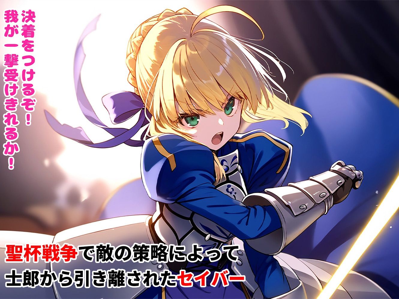 サンプル画像1:催●寝取られ美少女_セイバー編(ひぷのしすどりーむ) [d_443191]