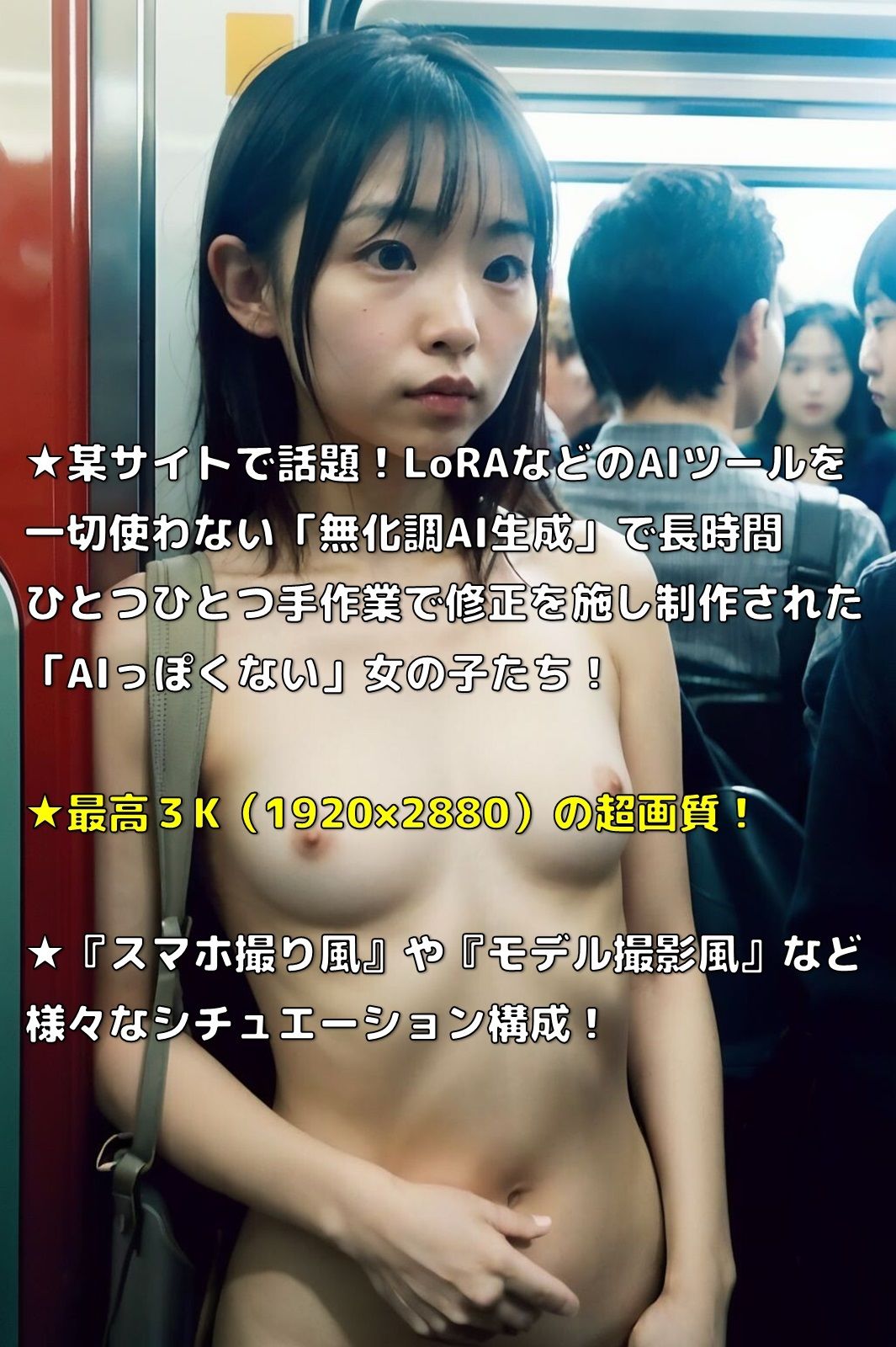 サンプル画像2:女性の3人に2人が開放的な街 女子大生編(本物質感女子) [d_443199]