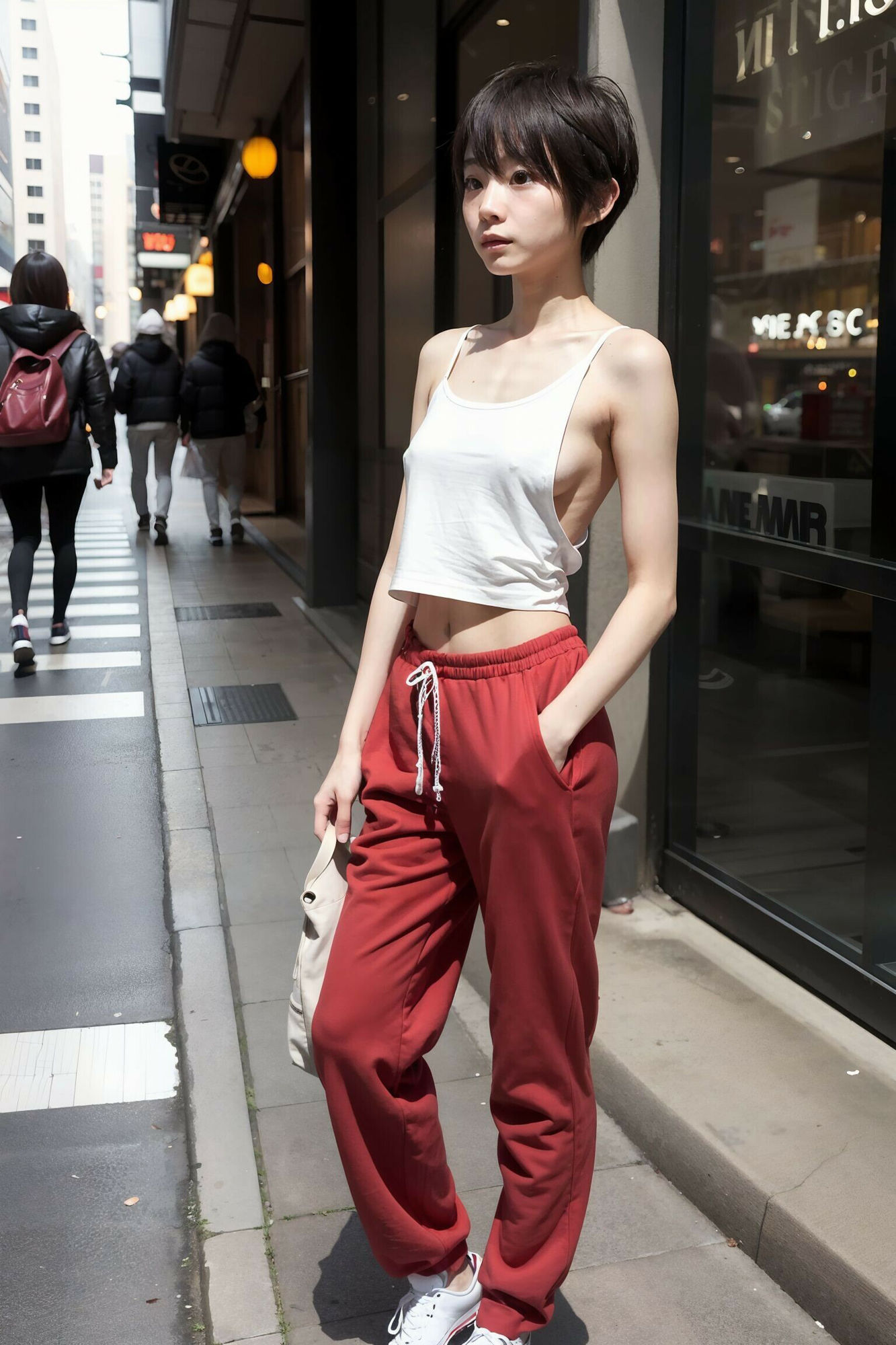 サンプル画像6:女性の3人に2人が開放的な街 女子大生編(本物質感女子) [d_443199]