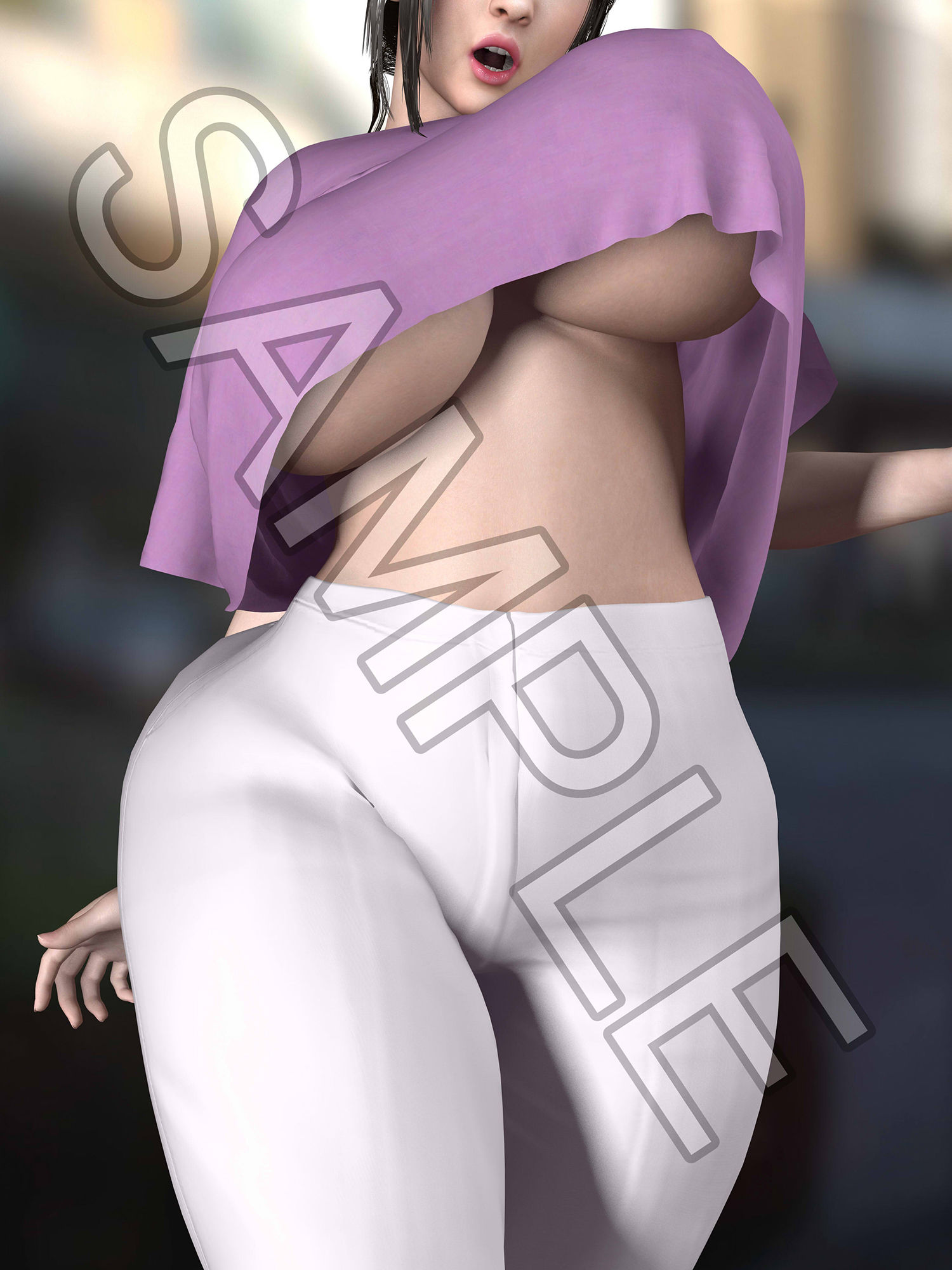 サンプル画像1:街撮り！ぷるるん着衣巨乳(海牛重工) [d_443254]