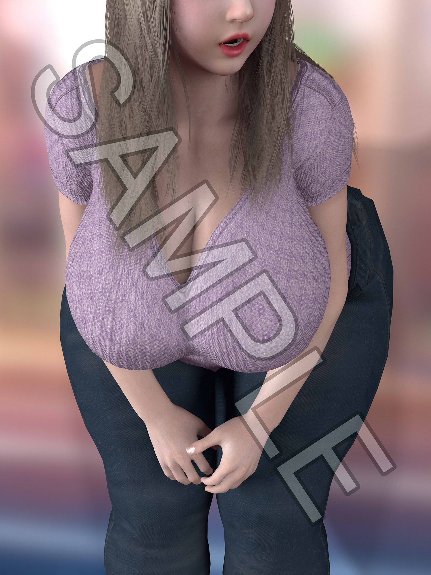 サンプル画像3:街撮り！ぷるるん着衣巨乳(海牛重工) [d_443254]