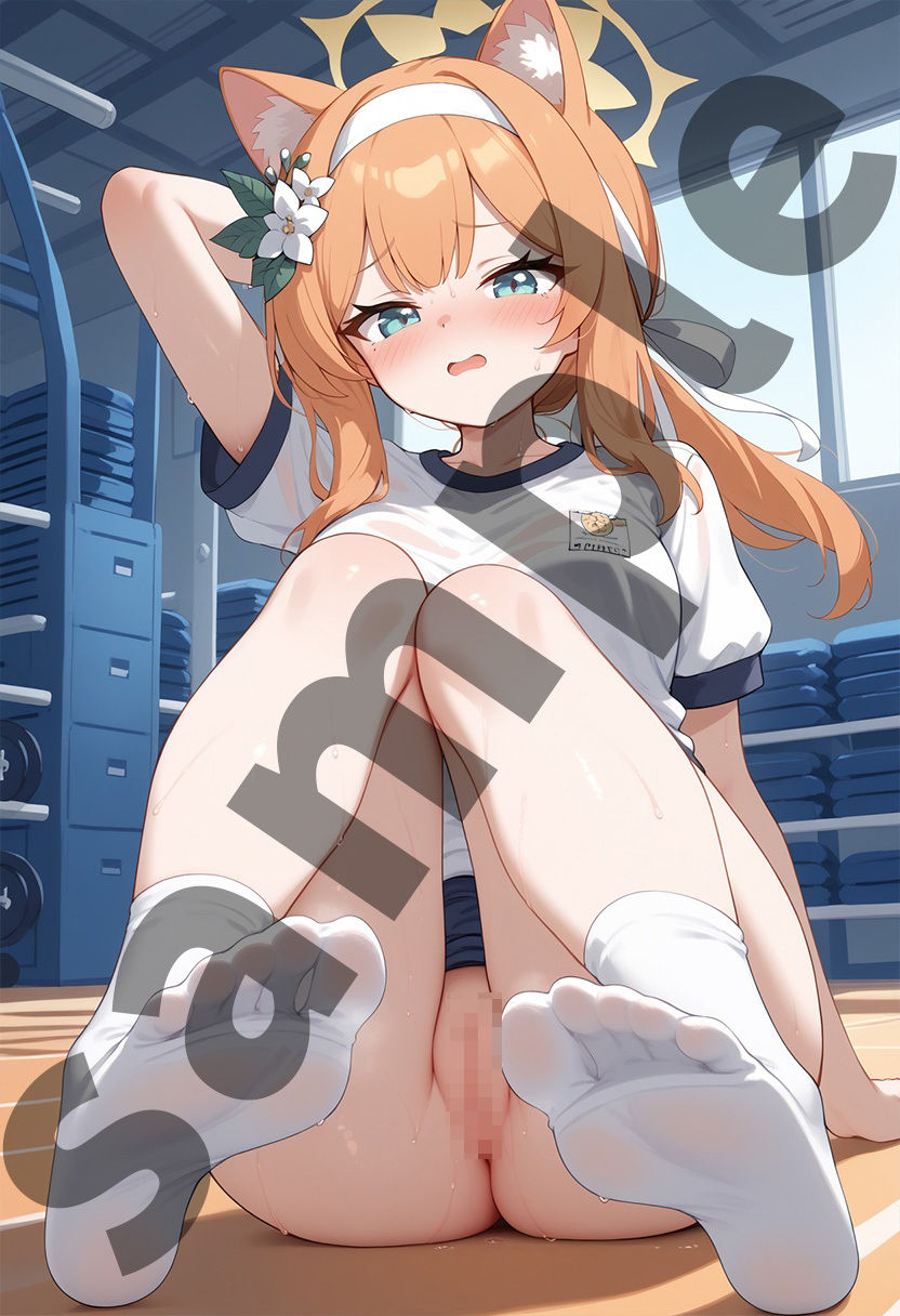 サンプル画像5:ブルアカ7名のエッチなイラストまとめ(ランボー) [d_443258]