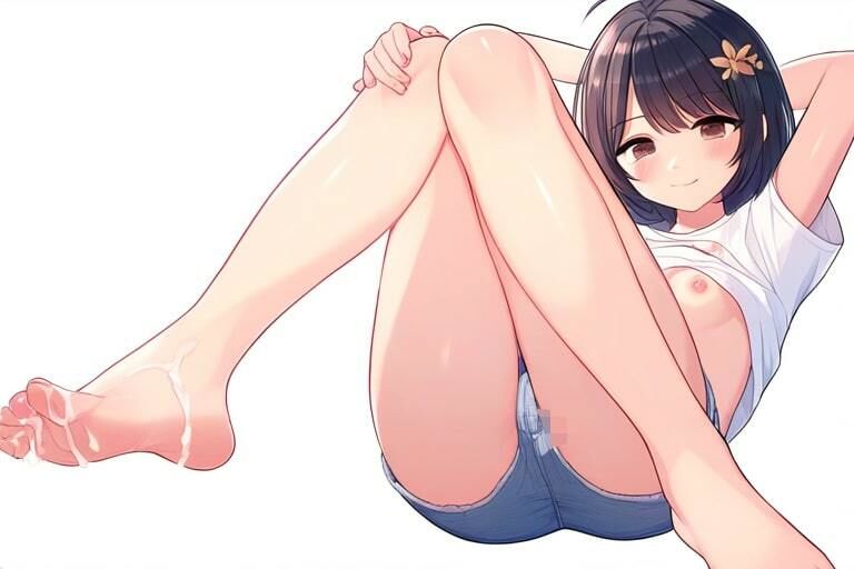 サンプル画像4:お淑やか彼女のむちむち太ももに挟まれたい。〜わたしの足がそんなに気に入ったの？〜(晴耕雨読) [d_443379]