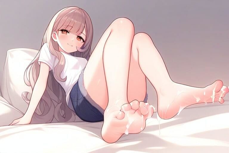 サンプル画像5:お淑やか彼女のむちむち太ももに挟まれたい。〜わたしの足がそんなに気に入ったの？〜(晴耕雨読) [d_443379]