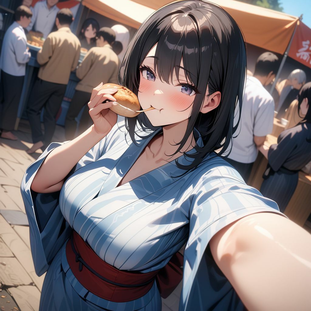 サンプル画像1:紗栄子 お祭り編(隙間産業) [d_443402]