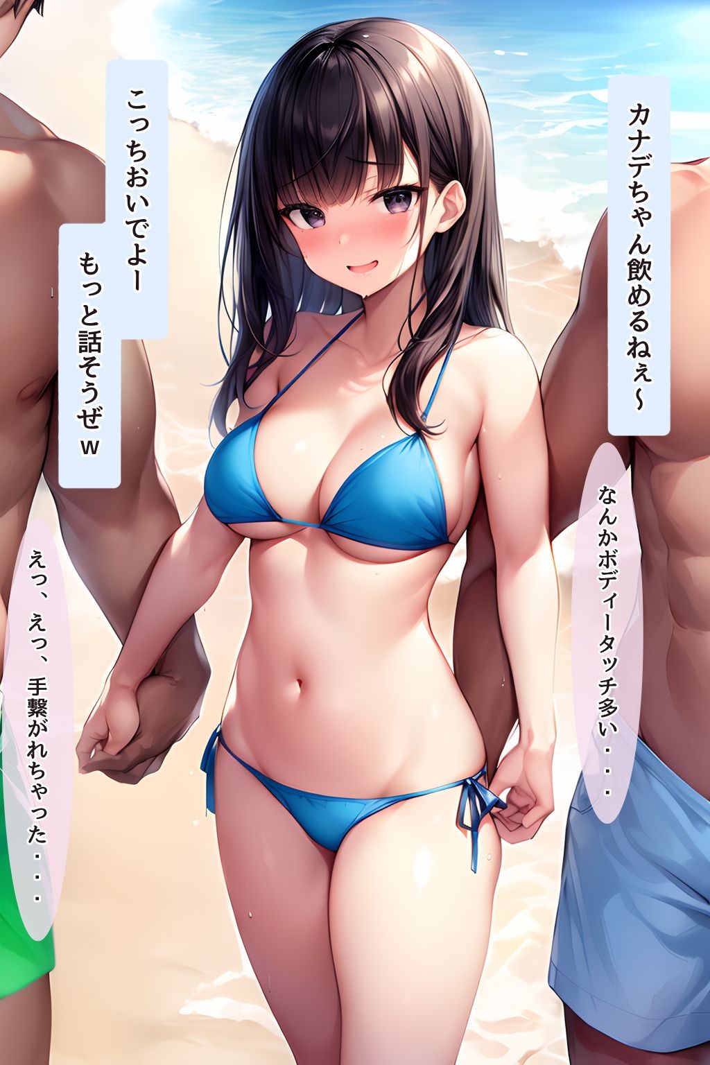 サンプル画像2:カナデの小話 水着の白昼夢フルセット（小話1＋小話4）(ごんざれす斎藤) [d_443412]