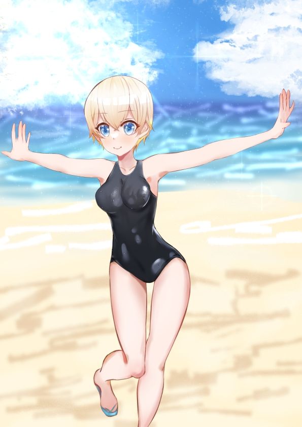 サンプル画像2:水着のお姉さん 2024(クマクマベア?) [d_443451]