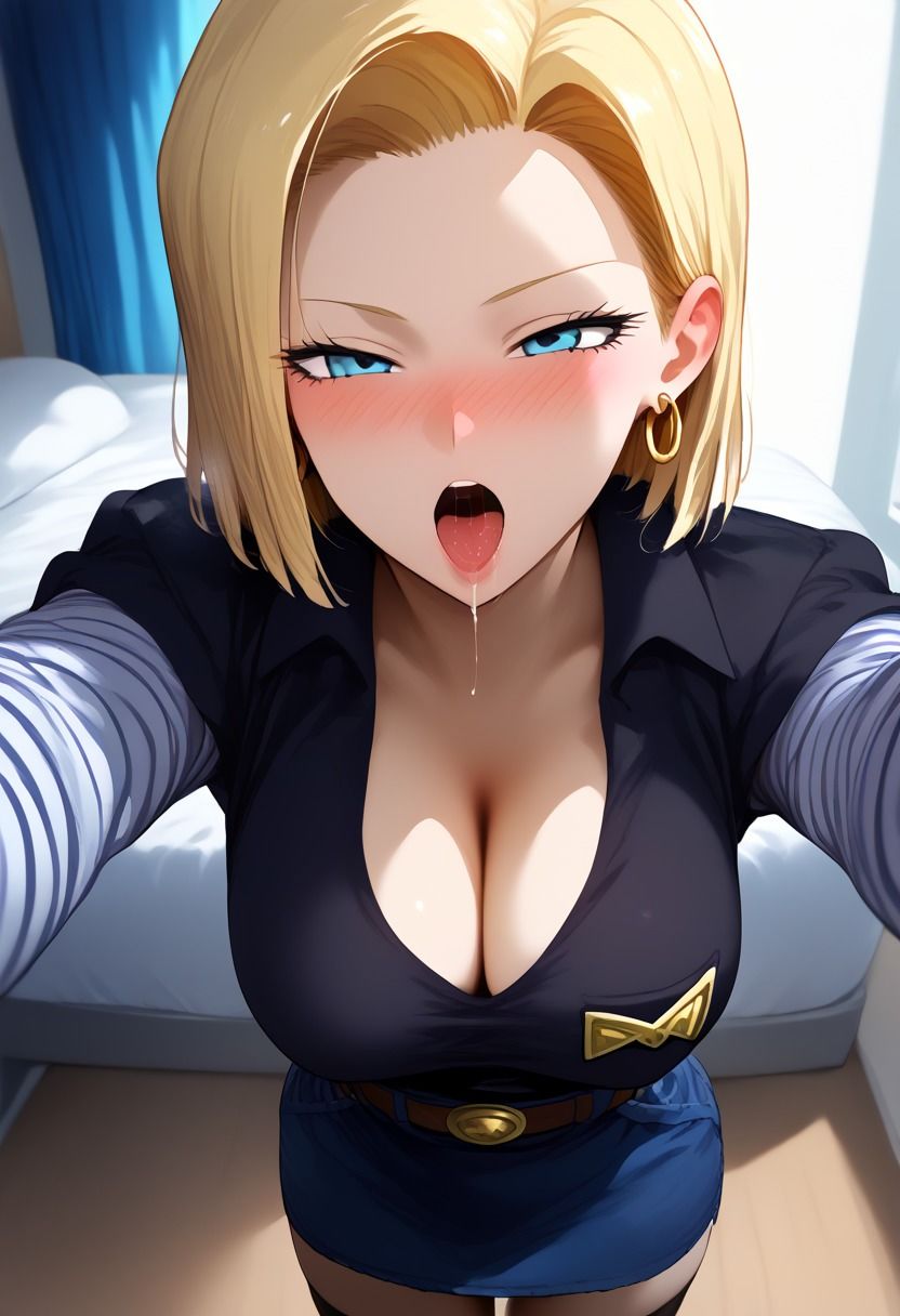 サンプル画像3:ヒロイン洗脳 人造人間18号【スリングショット水着/孕ませ】(まいのすけカンパース2) [d_443462]