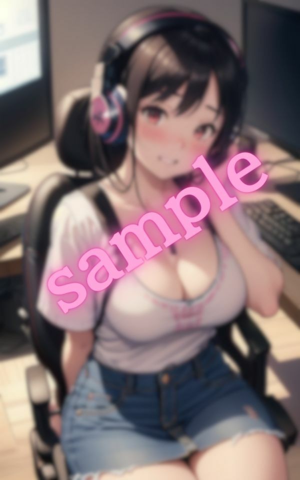 サンプル画像3:部屋を覗いたら恥じらう巨乳娘(丸見えクラブ3) [d_443555]