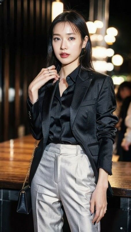 サンプル画像6:AI生成 日本の美人OL図鑑 Vol.3 六本木編-夜のカジュアル特集(美伝プロジェクト) [d_443577]