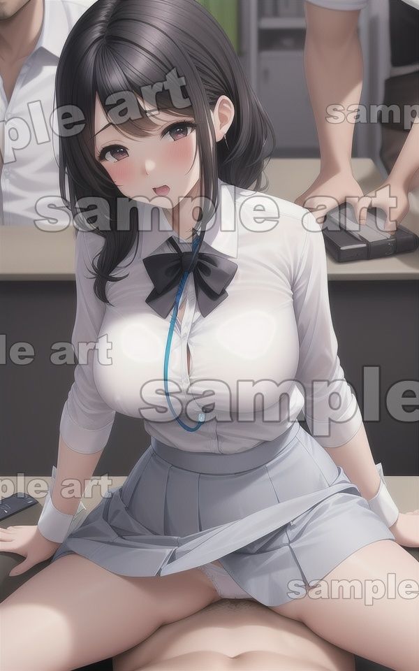 サンプル画像5:お昼に社内乱交〜Fカップの女子社員がお昼に同僚に侵される特集〜(高品質クラブ) [d_443583]