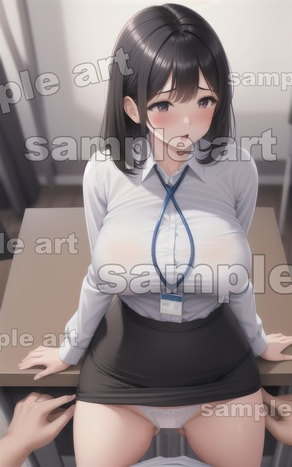 サンプル画像6:お昼に社内乱交〜Fカップの女子社員がお昼に同僚に侵される特集〜(高品質クラブ) [d_443583]