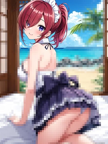 サンプル画像1:俺のメイドたちはいつも先回りしてお出迎えを必ずしてくる(サクラ) [d_443586]