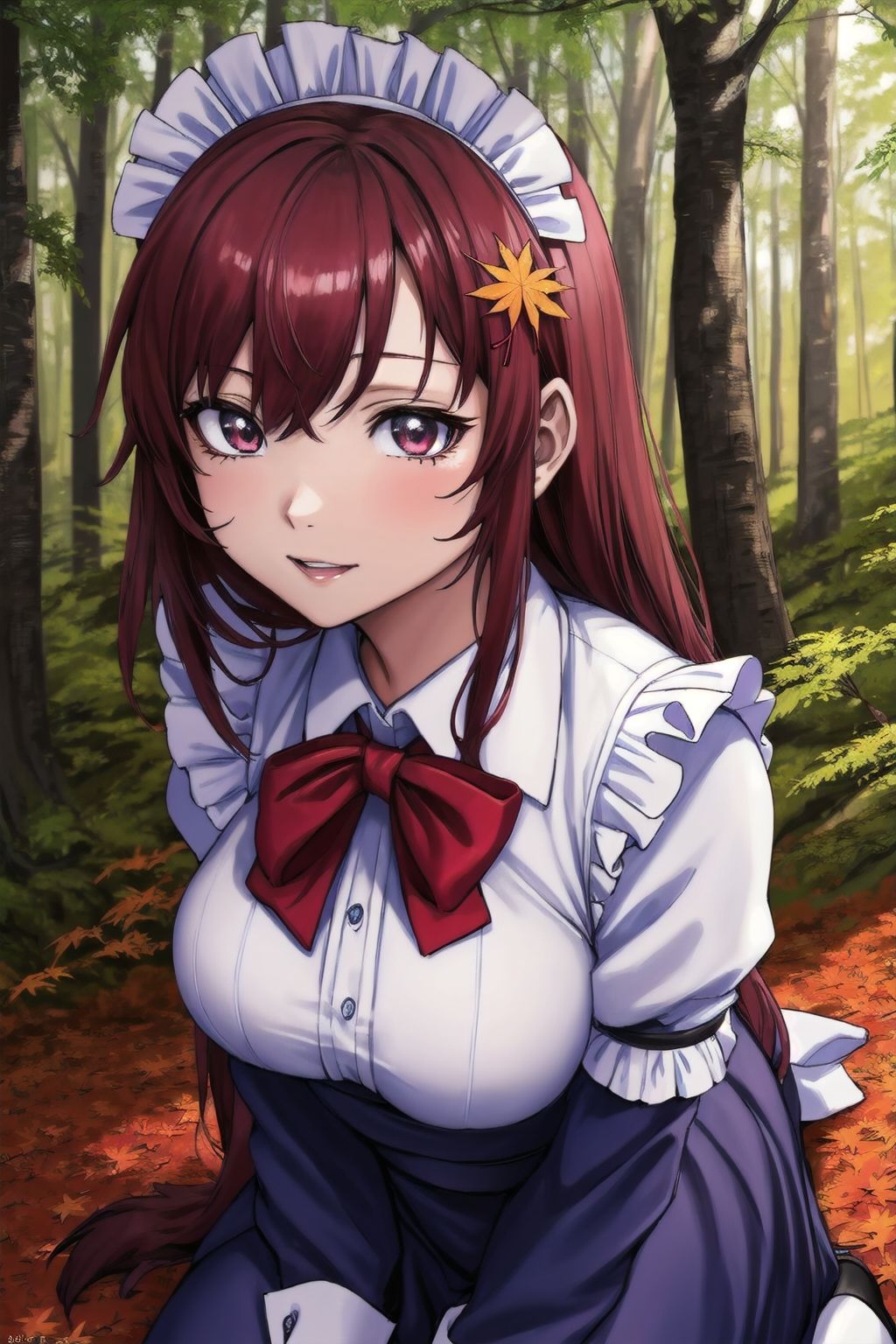 サンプル画像2:俺のメイドたちはいつも先回りしてお出迎えを必ずしてくる(サクラ) [d_443586]