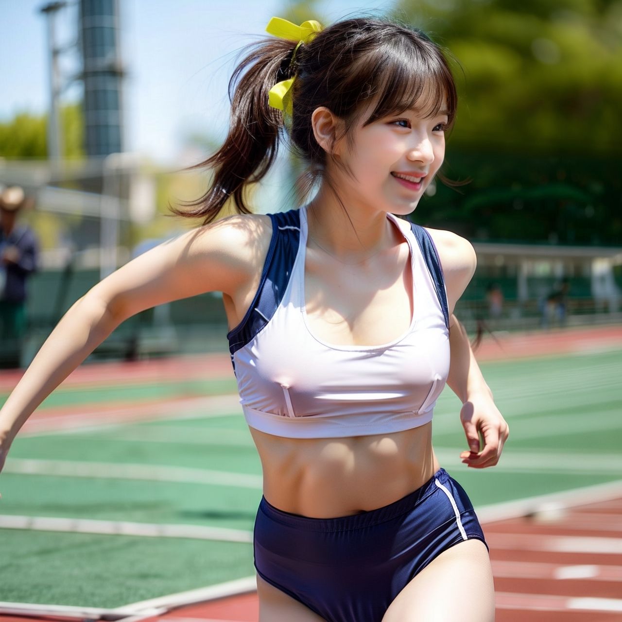 サンプル画像4:乳首がたってるアスリート陸上女子 130p(SakuraBooks) [d_443592]