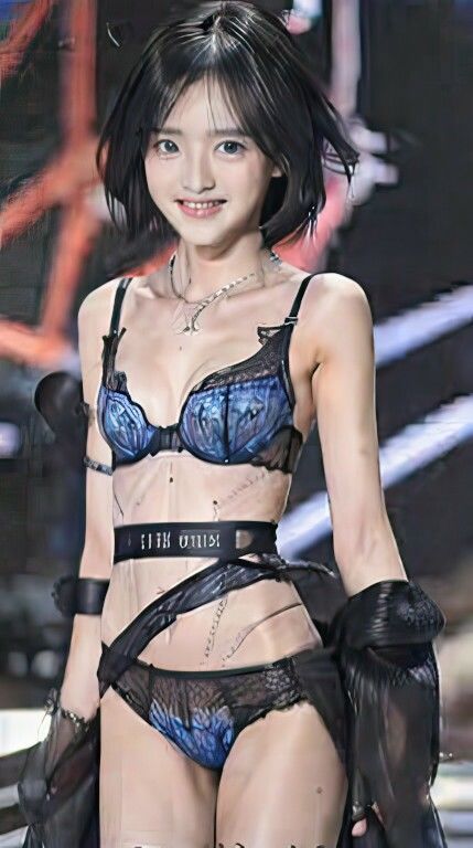 サンプル画像6:AI生成ヴィクトリアシークレット風セクシーランジェリー写真集 Vol.1(美伝プロジェクト) [d_443620]