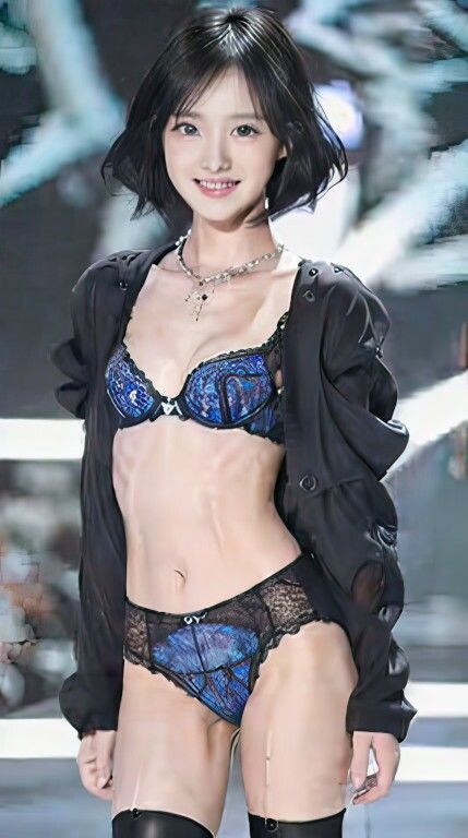 サンプル画像3:AI生成ヴィクトリアシークレット風セクシーランジェリー写真集 Vol.2(美伝プロジェクト) [d_443622]